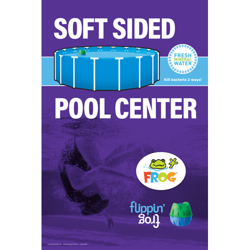 Flippin' FROG Soft-sided Pool Center Poster