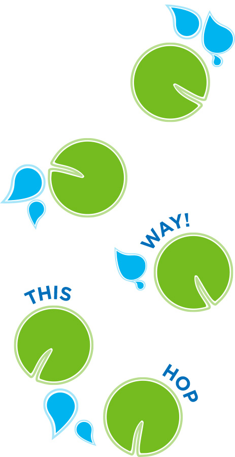 FROG Floor Stickers