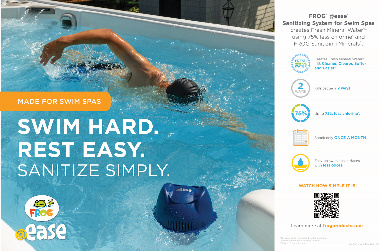 FROG @ease for Swim Spas Counter Mat Insert
