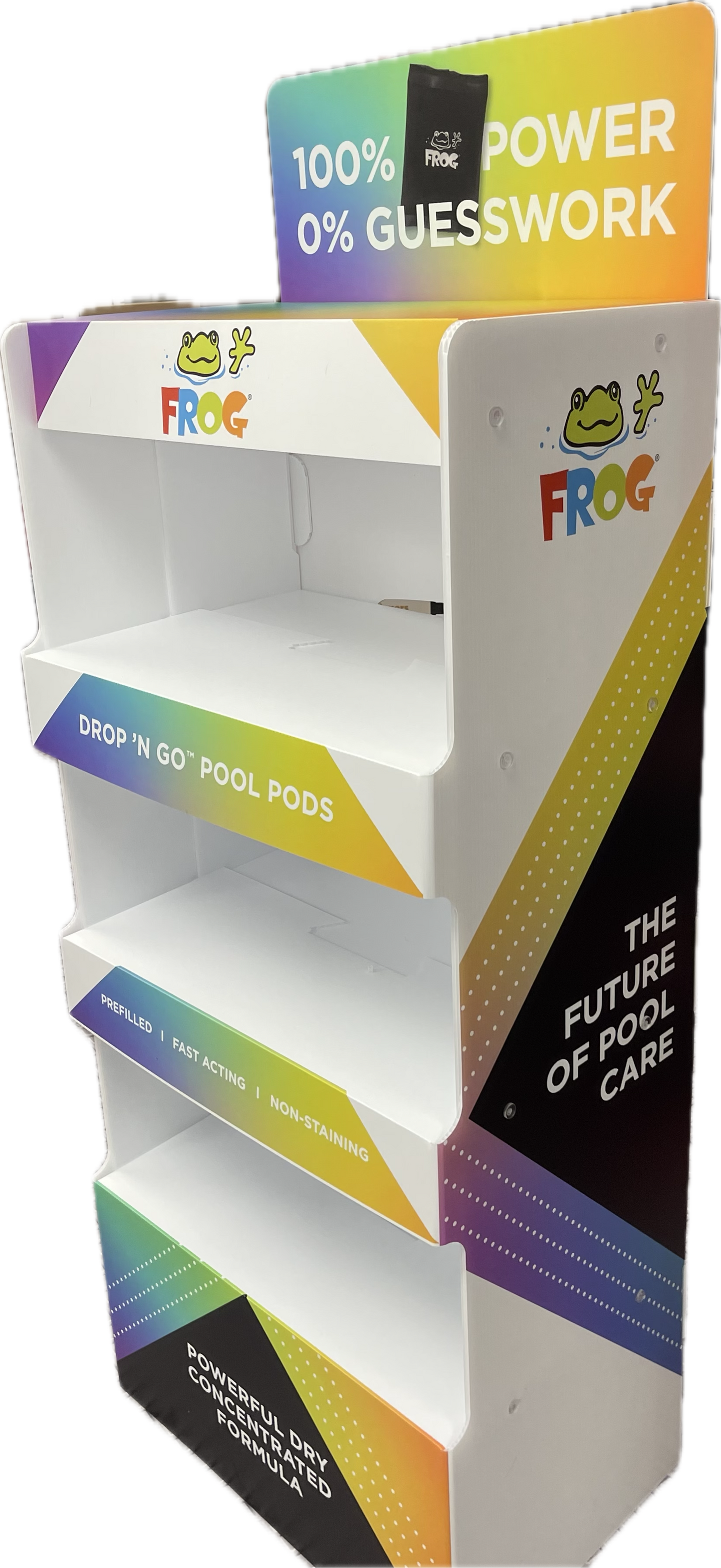 Pool Solutions Floor Display